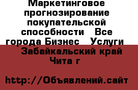 Маркетинговое прогнозирование покупательской способности - Все города Бизнес » Услуги   . Забайкальский край,Чита г.